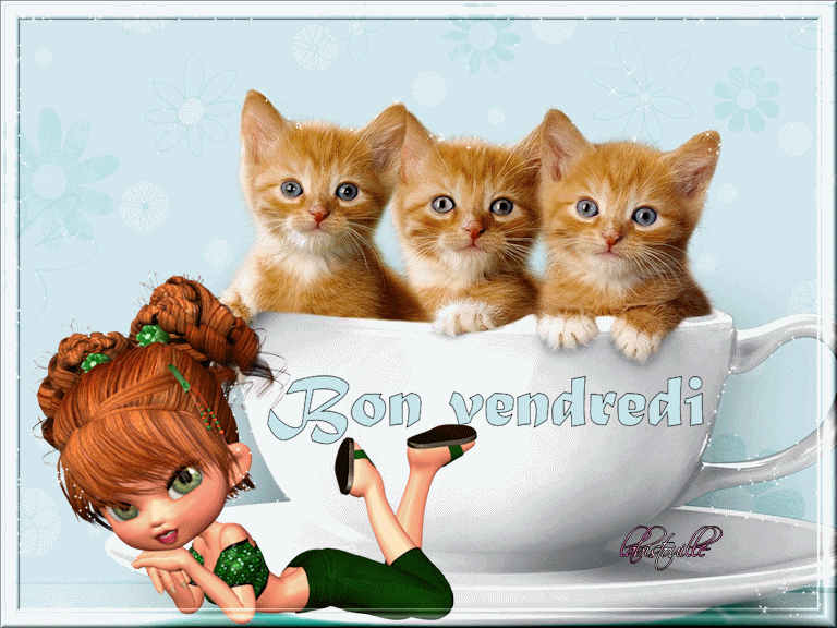 Joyeux Vendredi Chat Gif Vendredi GIFs Tenor